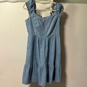 Light weight denim dress